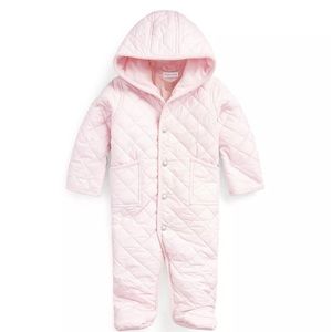 Ralph Lauren Baby quilted bunting footsie